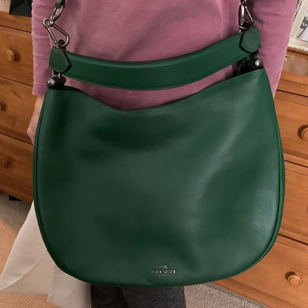Coach Green Hobo Bag